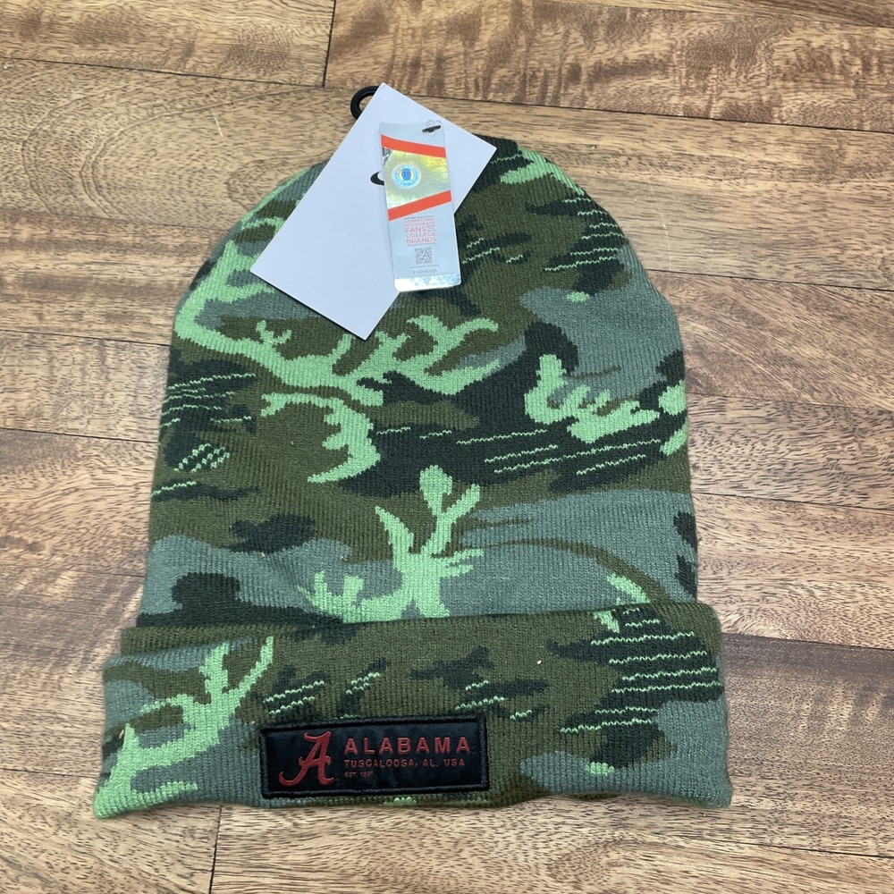 Nike Alabama Crimson Tide Military Appreciation Camo Knit Hat Beanie Brand New
